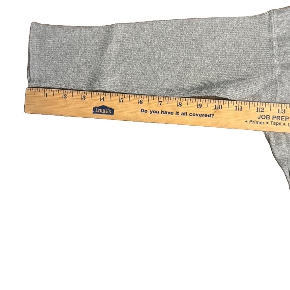 J. Crew Heather grey knit top oversized dolman sleeve casual relaxed fit top - Picture 6 of 7